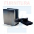 Стеклодержатель квадратный литой арт. B11 на трубу Ø38.1 мм